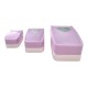 SET X 3 PERFORADORES CORAZONES COLOR LILA / QUELLI