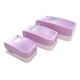 SET X 3 PERFORADORES CORAZONES COLOR LILA / QUELLI