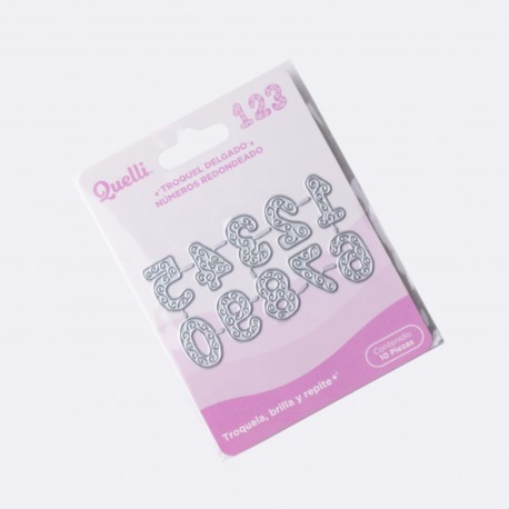 TROQUEL DE CORTE DELGADO NUMEROS REDONDEADOS / QUELLI