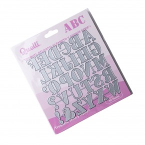 TROQUEL DELGADO ALFABETO Y SIGNOS SERIF 30 PZAS / QUELLI