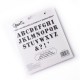 TROQUEL DELGADO ALFABETO Y SIGNOS SERIF 30 PZAS / QUELLI
