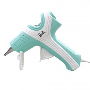 MINI PISTOLA DE SILICONA BI-COLOR MENTA / QUELLI