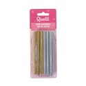 MINI BARRAS DE SILICONA GLITTER X 12 UNDS / QUELLI